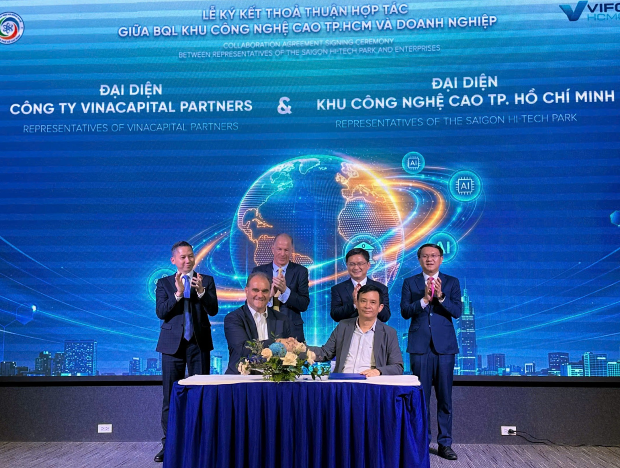 Tập đoàn VinaCapital Ký Kết Thỏa Thuận Hợp Tác Với Ban Quản Lý Khu Công Nghệ Cao TP.HCM